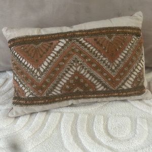 Embroidered pillow